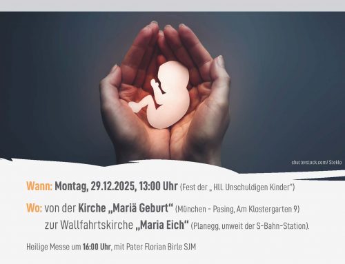 Einladung zur traditionellen Wallfahrt in München