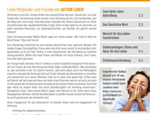 Rundbrief Juli – September 2026